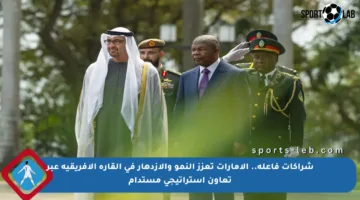 شراكات فاعلة.. الإمارات تعزز النمو والازدهار في القارة الأفريقية عبر تعاون استراتيجي مستدام